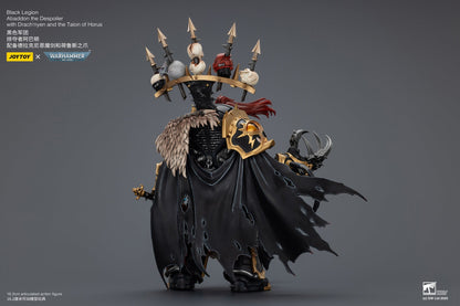 Black Legion abaddon the Despoiler with Drach'nyen and the Talon of Horus - "Warhammer 40K" 1/18 Action Figure By JOYTOY