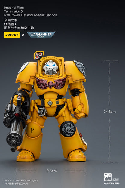 Imperial Fists Terminator-Warhammer 40k 1/18 Action Figure By JOYTOY