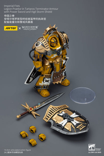 "The Horus Heresy" Imperial Fists -Warhammer 40k 1/18 Action Figure By JOYTOY
