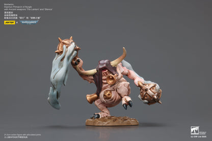 Mortarion, Daemon Primarch of Nurgle with Ancient weapons‘The Lantern' and ‘Silence' - "Warhammer 40K" 1/18 Action Figure By JOYTOY