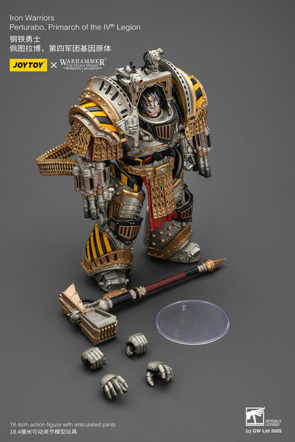 Iron Warriors Perturabo, Primarch of the lVth Legion- 1/18 Warhammer 'The Horus Heresy' By JOYTOY