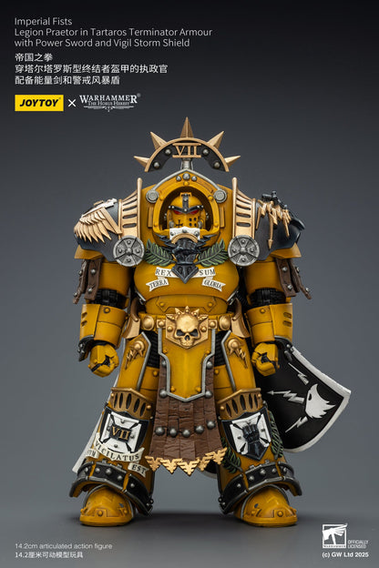 "The Horus Heresy" Imperial Fists -Warhammer 40k 1/18 Action Figure By JOYTOY