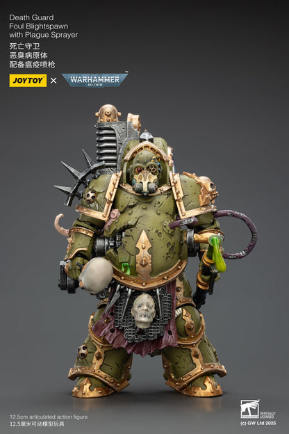 Death Guard Foul Blightspawn with Plague Sprayer-"Warhammer 40,000" 1/18 Action Figure By JOYTOY