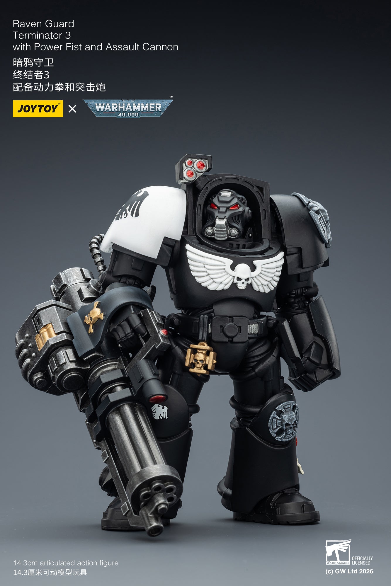 Raven Guard Terminator -Warhammer 40k 1/18 Action Figure By JOYTOY