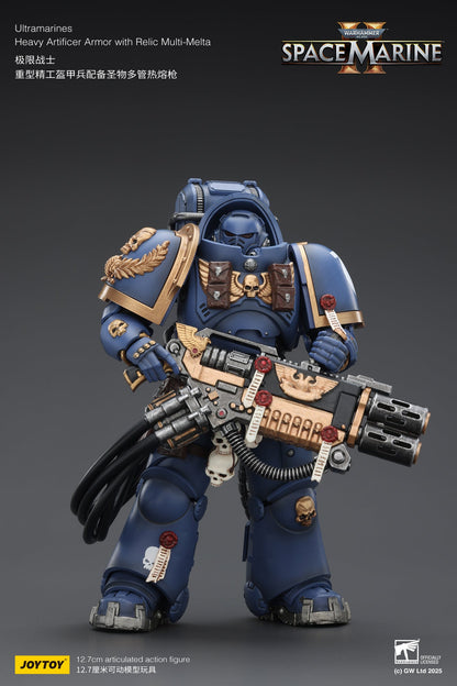 Ultramarines Heavy Relic Primus Armor with Heavy Relic Bolt Rifle - "Warhammer 40,000" 1/18 Action Figure By JOYTOY