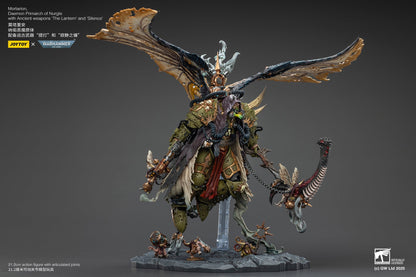 Mortarion, Daemon Primarch of Nurgle with Ancient weapons‘The Lantern' and ‘Silence' - "Warhammer 40K" 1/18 Action Figure By JOYTOY