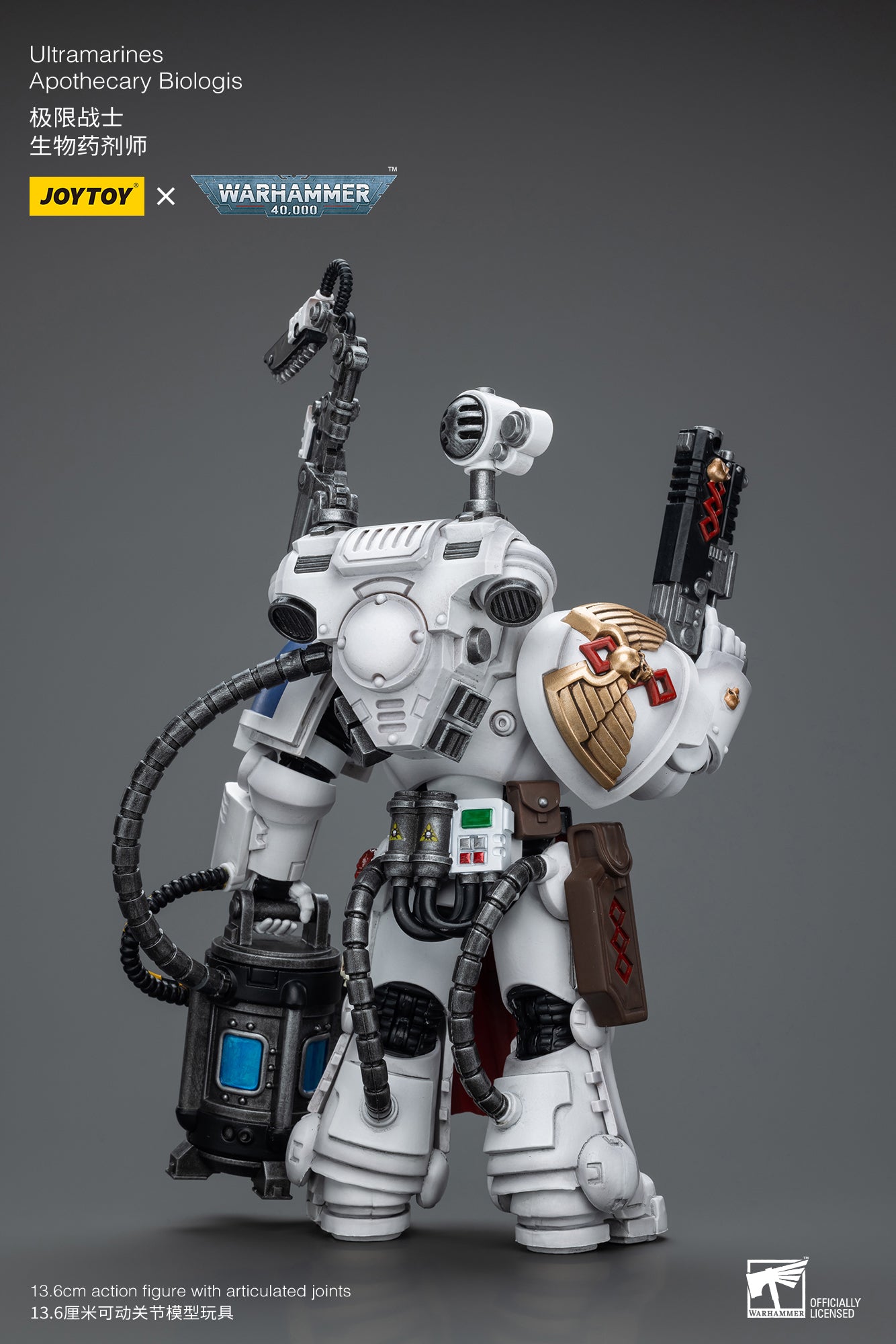 Ultramarines Apothecary Biologis - Warhammer 40K Action Figure By JOYTOY