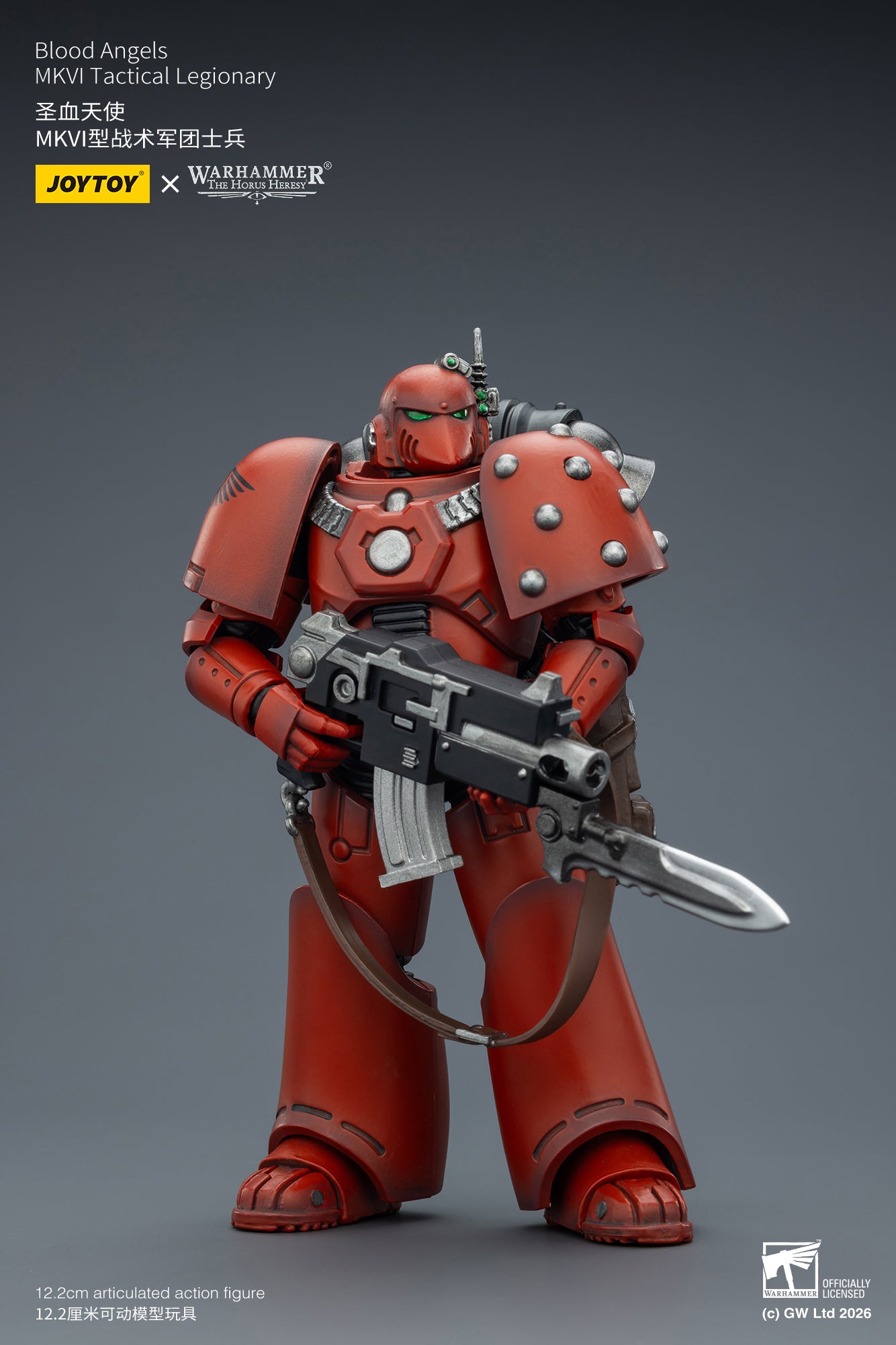MKVI Tactical Legionary-Warhammer "The Horus Heresy" -Warhammer 40k 1/18 Action Figure By JOYTOY