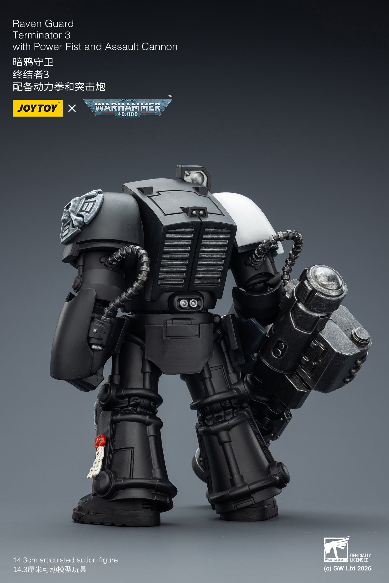 Raven Guard Terminator -Warhammer 40k 1/18 Action Figure By JOYTOY