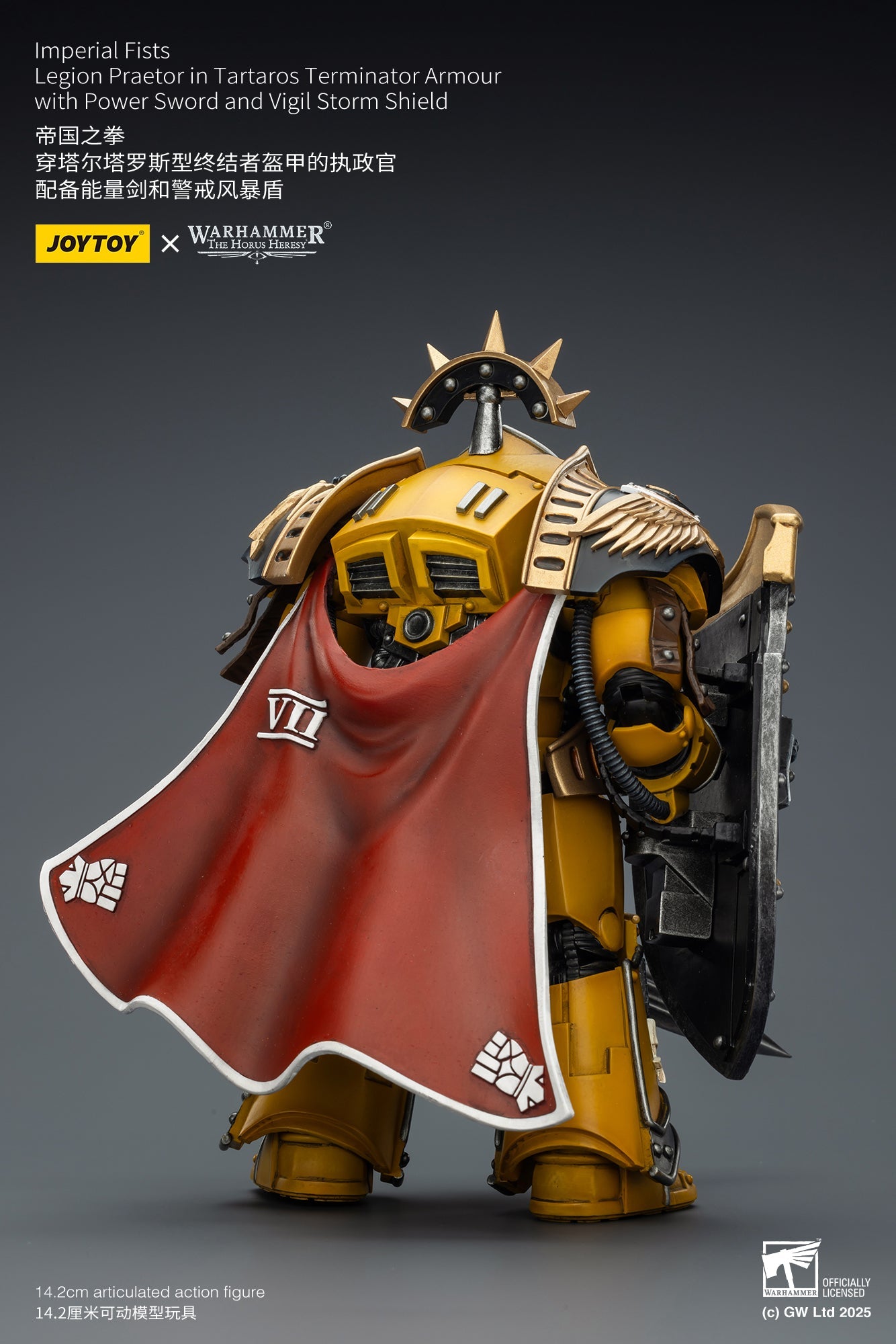 "The Horus Heresy" Imperial Fists -Warhammer 40k 1/18 Action Figure By JOYTOY