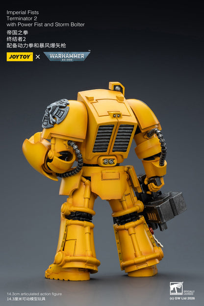 Imperial Fists Terminator-Warhammer 40k 1/18 Action Figure By JOYTOY