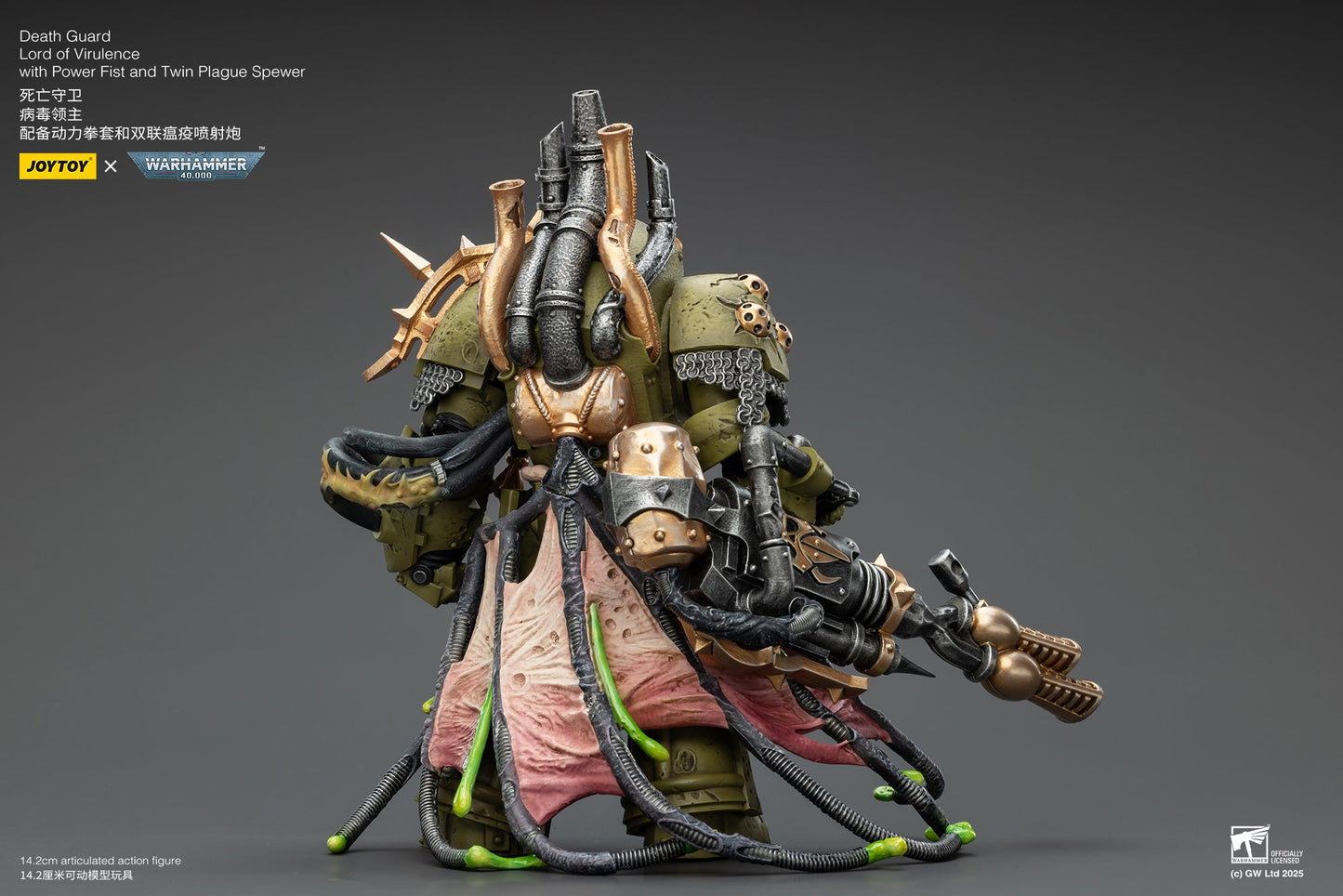 Death Guard Foul Blightspawn with Plague Sprayer-"Warhammer 40,000" 1/18 Action Figure By JOYTOY
