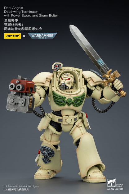 Dark Angels Deathwing Terminator -Warhammer 40k 1/18 Action Figure By JOYTOY