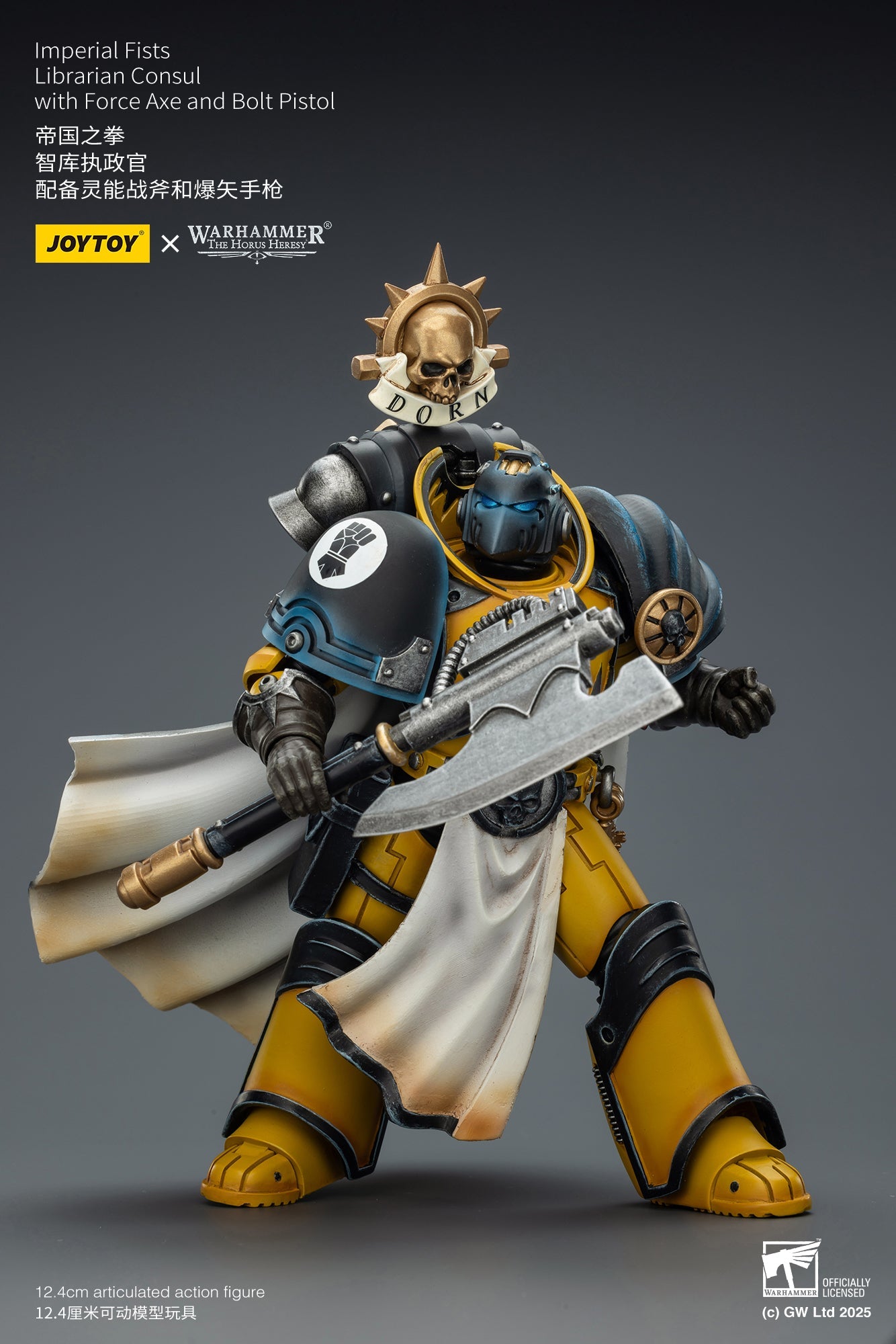 "The Horus Heresy" Imperial Fists -Warhammer 40k 1/18 Action Figure By JOYTOY