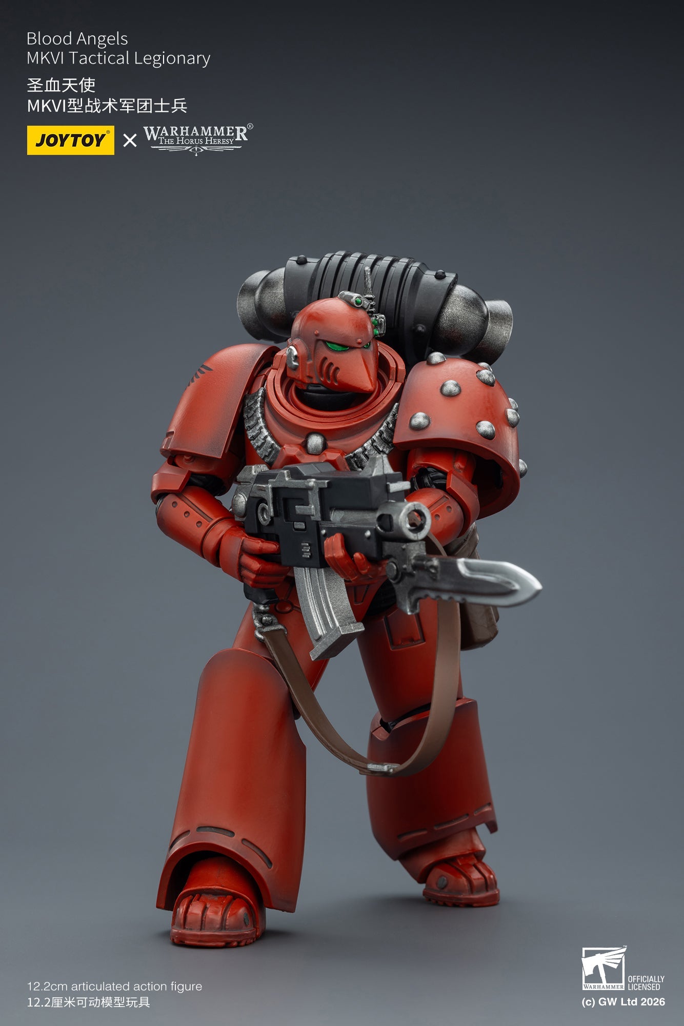 MKVI Tactical Legionary-Warhammer "The Horus Heresy" -Warhammer 40k 1/18 Action Figure By JOYTOY
