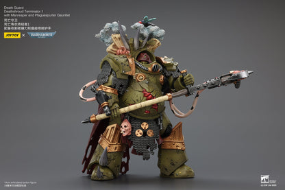 Death Guard Deathshroud Terminator Set - "Warhammer 40,000" 1/18 Action Figure By JOYTOY
