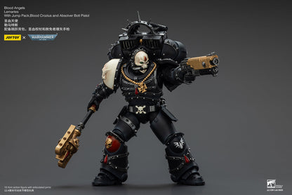 Blood Angels Lemartes With Jump Pack,Blood Crozius and Absolver Bolt Pistol - "WARHAMMER 40K" Action Figure By JOYTOY