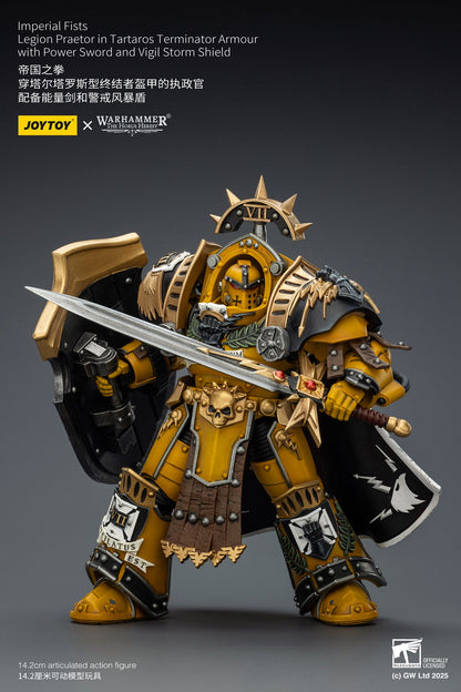 "The Horus Heresy" Imperial Fists -Warhammer 40k 1/18 Action Figure By JOYTOY