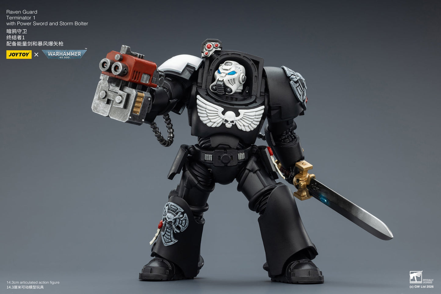Raven Guard Terminator -Warhammer 40k 1/18 Action Figure By JOYTOY