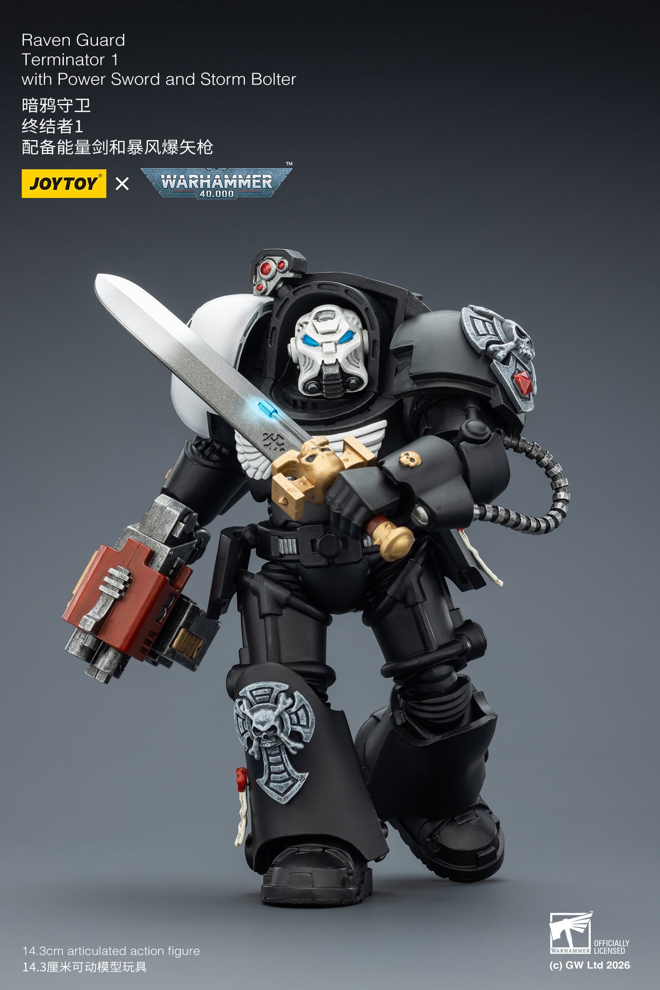 Raven Guard Terminator -Warhammer 40k 1/18 Action Figure By JOYTOY