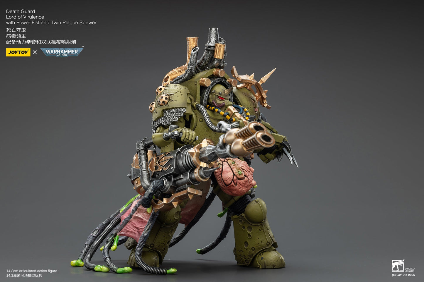 Death Guard Foul Blightspawn with Plague Sprayer-"Warhammer 40,000" 1/18 Action Figure By JOYTOY
