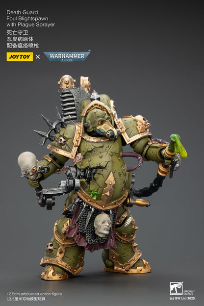 Death Guard Foul Blightspawn with Plague Sprayer-"Warhammer 40,000" 1/18 Action Figure By JOYTOY
