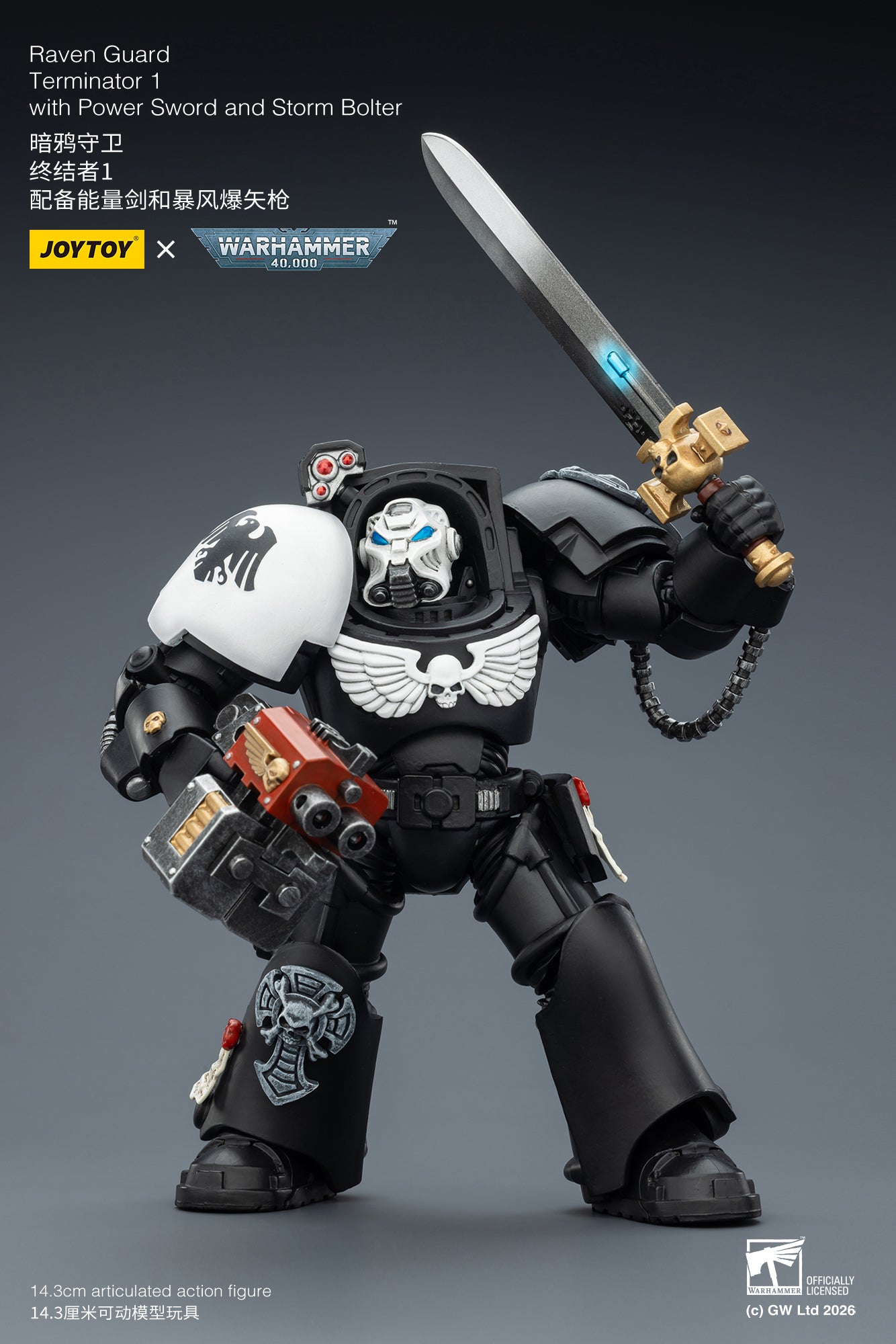 Raven Guard Terminator -Warhammer 40k 1/18 Action Figure By JOYTOY