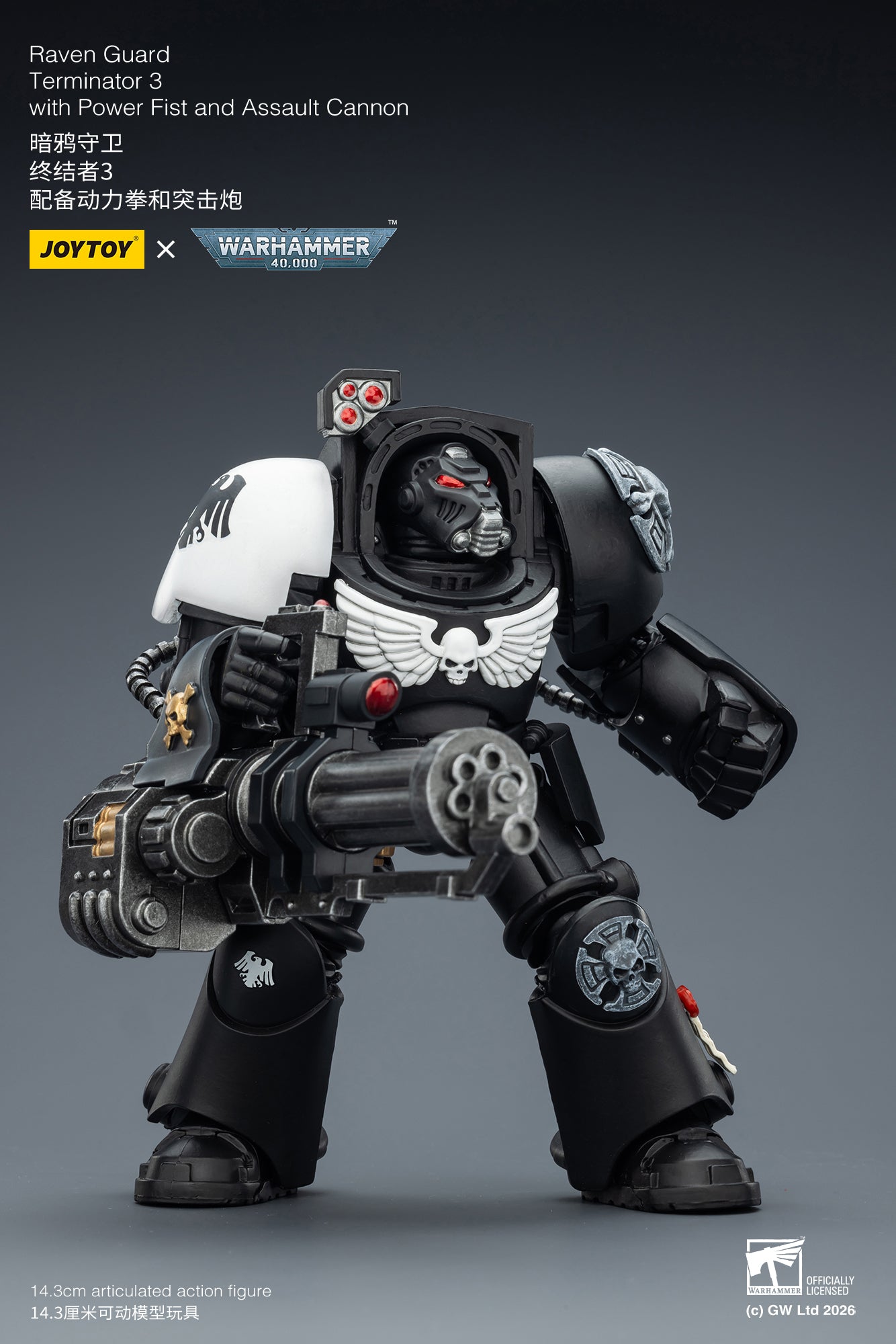 Raven Guard Terminator -Warhammer 40k 1/18 Action Figure By JOYTOY