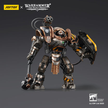 Iron Warriors Iron Circle Domitar-Ferrum Class Battle-automata with Karceri Battle Shield and Graviton Crusher- Warhammer "The Horus Heresy" Action Figure By JOYTOY