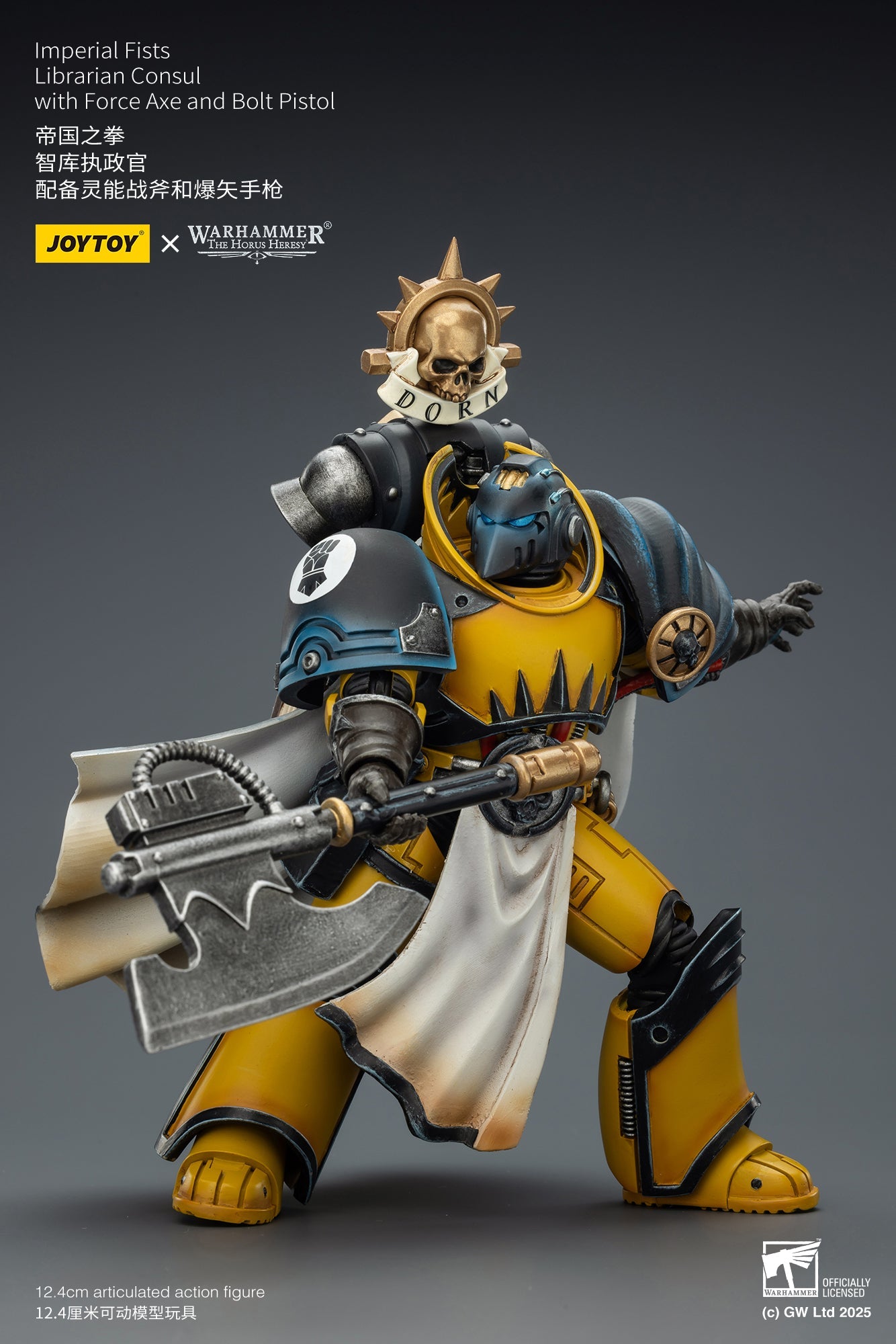 "The Horus Heresy" Imperial Fists -Warhammer 40k 1/18 Action Figure By JOYTOY