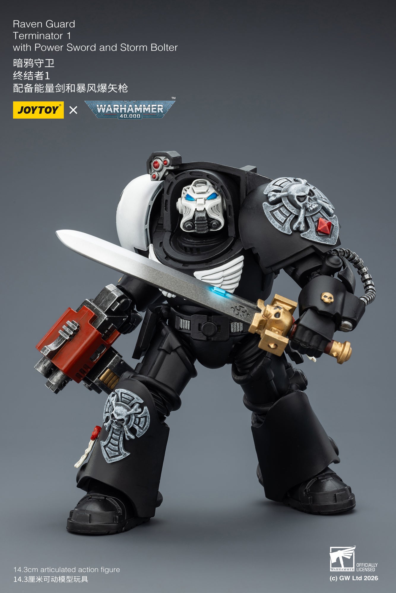 Raven Guard Terminator -Warhammer 40k 1/18 Action Figure By JOYTOY