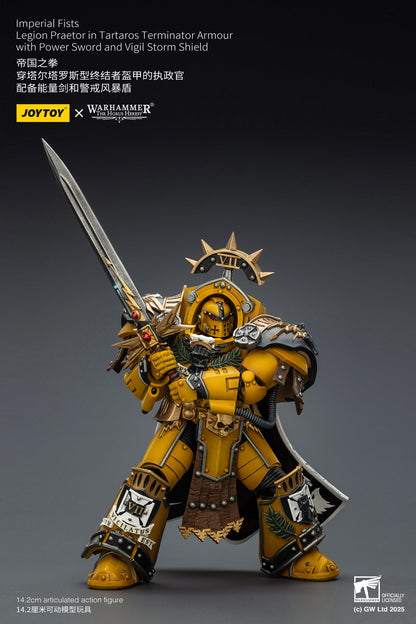 "The Horus Heresy" Imperial Fists -Warhammer 40k 1/18 Action Figure By JOYTOY