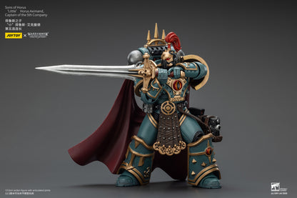 Sons of Horus 'Little’ Horus Aximand,Captain of the 5th Company-1/18 Warhammer "The Horus Heresy" Action Figure By JOYTOY
