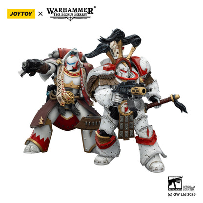 White Scars Stormseer Consul & Legion Praetor -Warhammer 40k 1/18 Action Figure By JOYTOY
