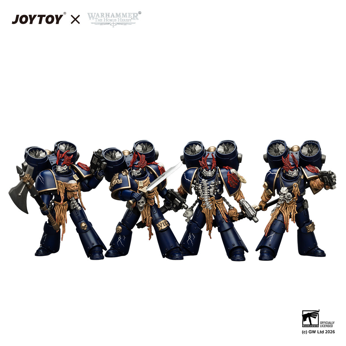 Night Lords Night Raptors - "The Horus Heresy" Warhammer 1/18 Action Figure By JOYTOY