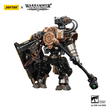 Iron Warriors Iron Circle Domitar-Ferrum Class Battle-automata with Karceri Battle Shield and Graviton Crusher- Warhammer "The Horus Heresy" Action Figure By JOYTOY
