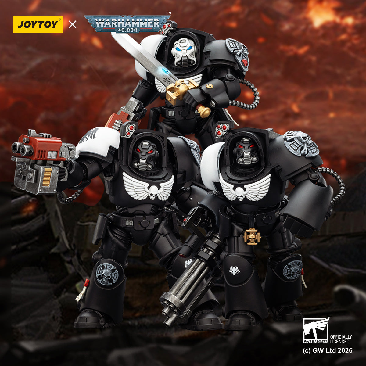 Raven Guard Terminator -Warhammer 40k 1/18 Action Figure By JOYTOY