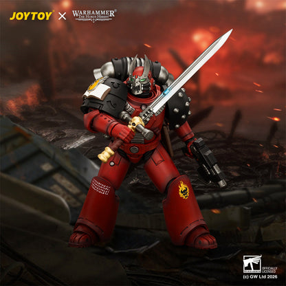 Word Bearers Erebus, the Dark Apostle & MkVI Tactical Sergeant - Warhammer "The Horus Heresy" 1/18 Action Figure By JOYTOY