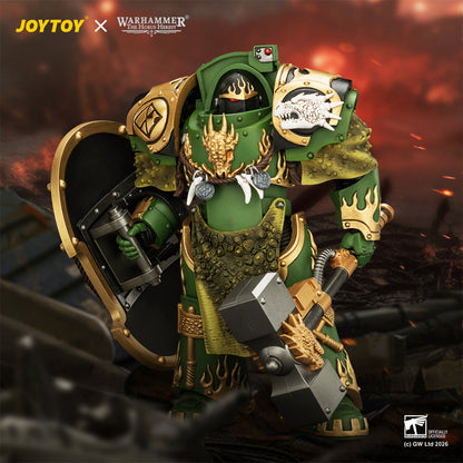 Salamanders Firedrake Terminator 1 & Terminator 2 - "The Horus Heresy" Warhammer 40k 1/18 Action Figure By JOYTOY