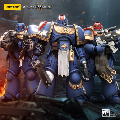 Ultramarines - SPACE MARINE II FULL SET - Warhammer 40K Action Figure By JOYTOY