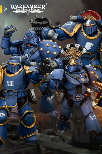 Ultramarines Legion MKIII & MKVI Tactical Squad - Warhammer "The Horus Heresy" Action Figure By JOYTOY