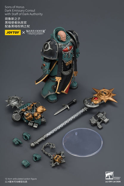 Sons of Horus Dark Emissary Consul & Vheren Ashurhaddon - "The Horus Heresy” 1/18 Action Figure By JOYTOY
