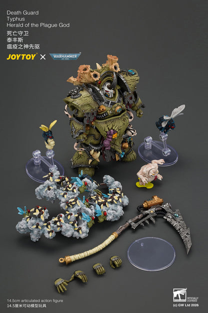 Death Guard Typhus & Plague Marine 1 - Warhammer 40k 1/18 Action Figure By JOYTOY
