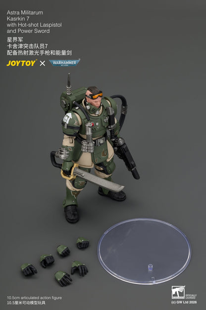 Astra Militarum Kasrkin Squad - Warhammer 40K 1/18 Action Figure By JOYTOY