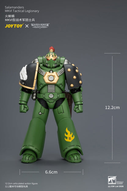 Salamanders MK III Tactical Legionary & MKVI Tactical Legionary - "The Horus Heresy" Warhammer 40k 1/18 Action Figure By JOYTOY