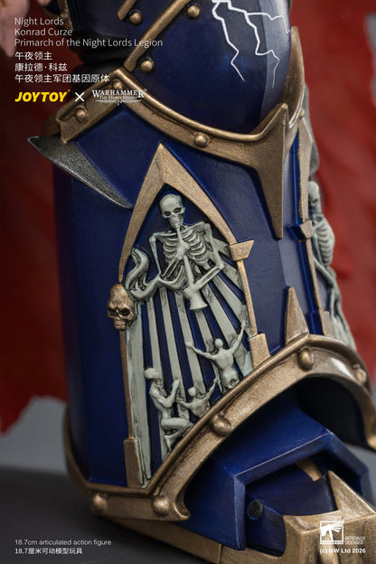 Night Lords Konrad Curze Primarch of the Night Lords Legion - "The Horus Heresy" Warhammer 1/18 Action Figure By JOYTOY