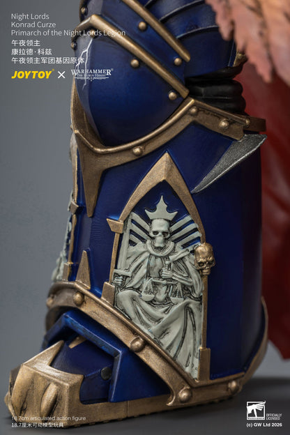Night Lords Konrad Curze Primarch of the Night Lords Legion - "The Horus Heresy" Warhammer 1/18 Action Figure By JOYTOY