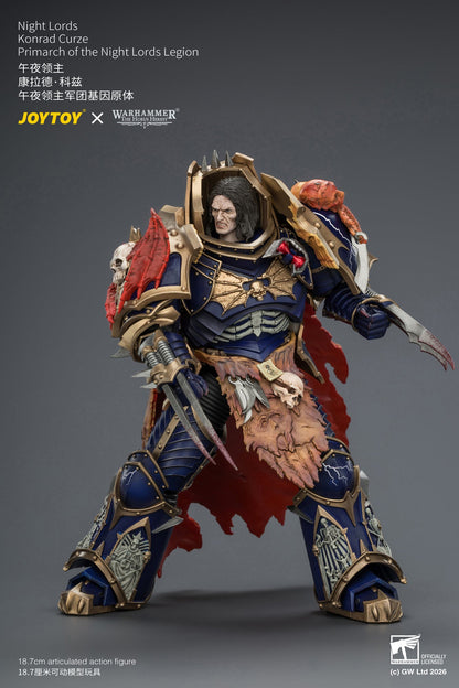 Night Lords Konrad Curze Primarch of the Night Lords Legion - "The Horus Heresy" Warhammer 1/18 Action Figure By JOYTOY