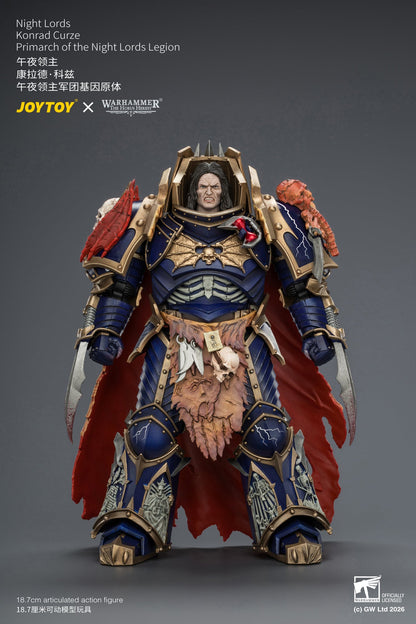 Night Lords Konrad Curze Primarch of the Night Lords Legion - "The Horus Heresy" Warhammer 1/18 Action Figure By JOYTOY