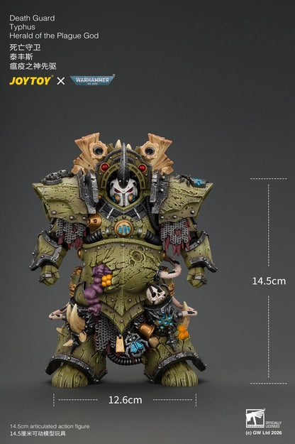 Death Guard Typhus & Plague Marine 1 - Warhammer 40k 1/18 Action Figure By JOYTOY